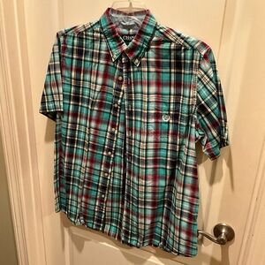 Chaps Men's Vibrant Plaid Button Down Shirt